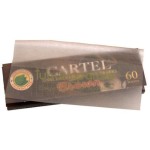 pachet cu 60 foite pentru rulat tutun Cartel Brown